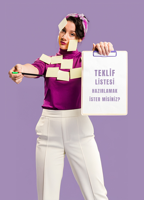 teklif listesi hazırlayın