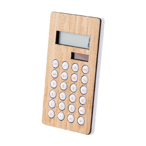 Doğal Bambu Hesap Makinesi - M722122434 - Görsel 2