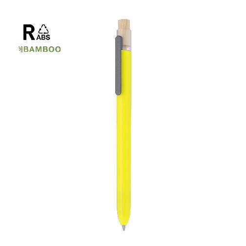 Geri Dönüşüm Plastik & Bambu Tükenmez Kalem - M722179234