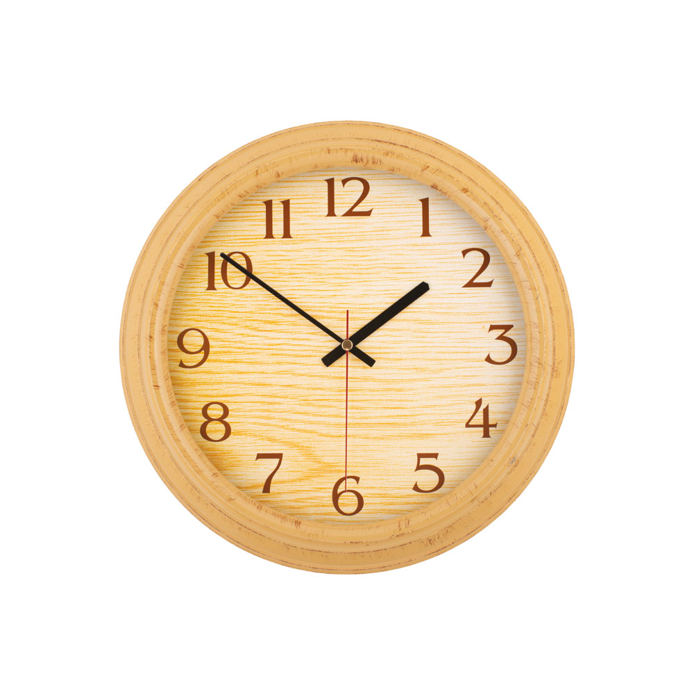 Ahşap Desen Plastik Duvar Saati - IP723258-AD434