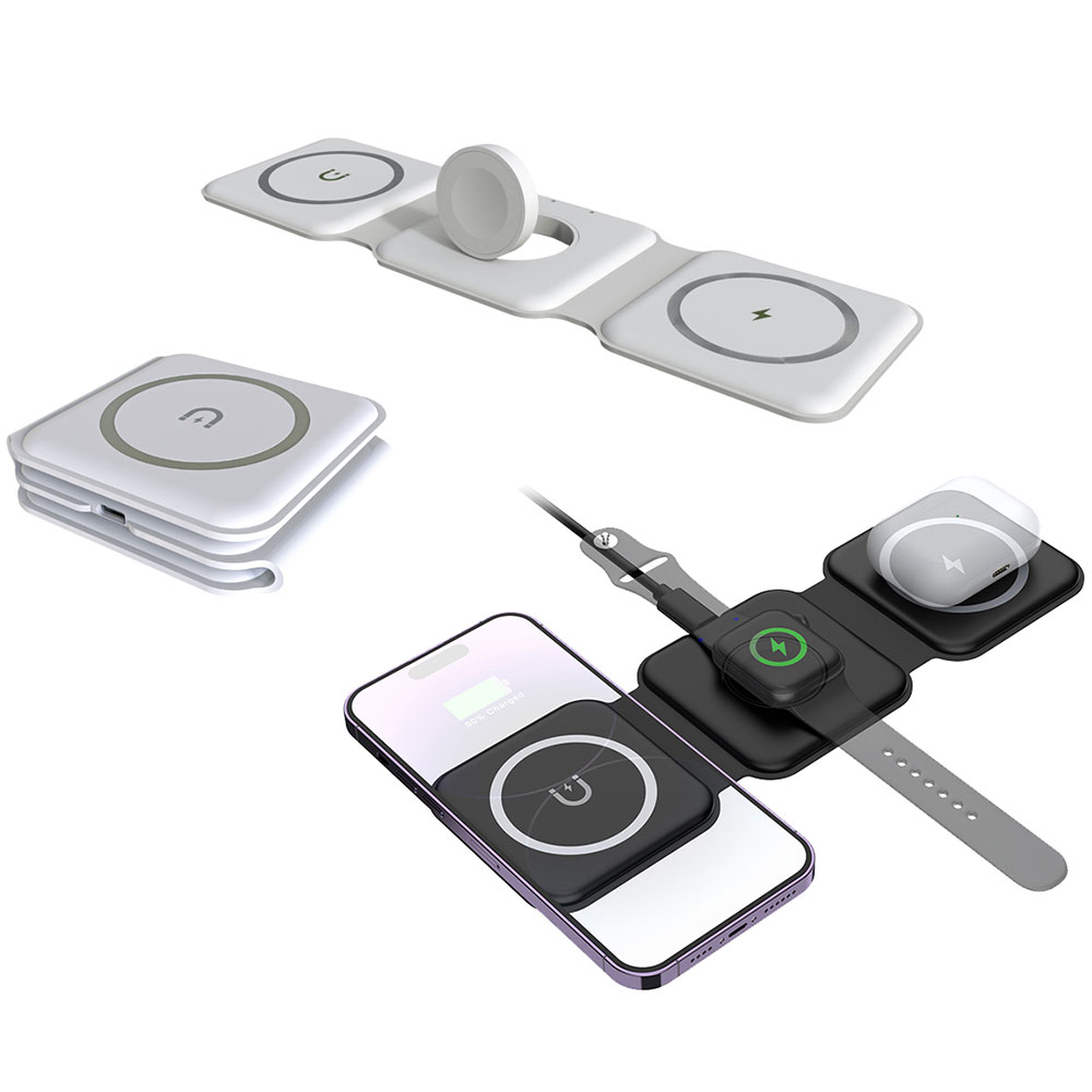 3’ü 1 Arada Kablosuz Şarj Cihazı - IP72734034