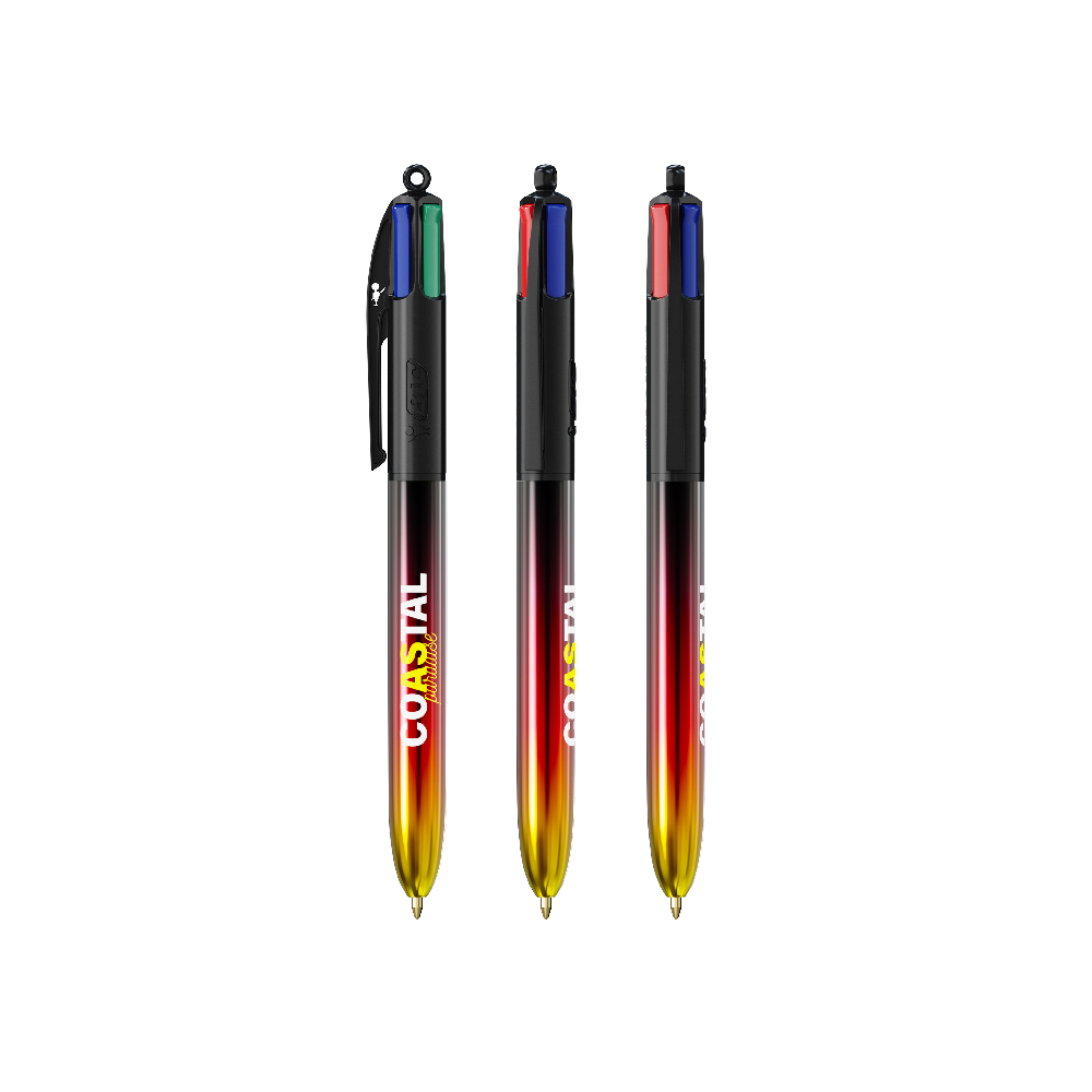 Bic 4 Renkli Bayrak Koleksiyon Tükenmez Kalem - 3460001067 - Görsel 2