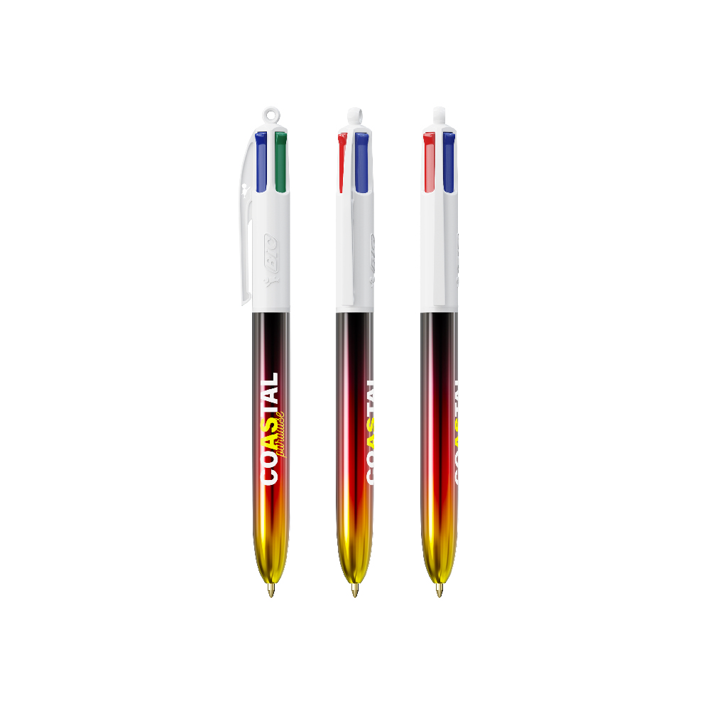 Bic 4 Renkli Bayrak Koleksiyon Tükenmez Kalem - 3460001067 - Görsel 4