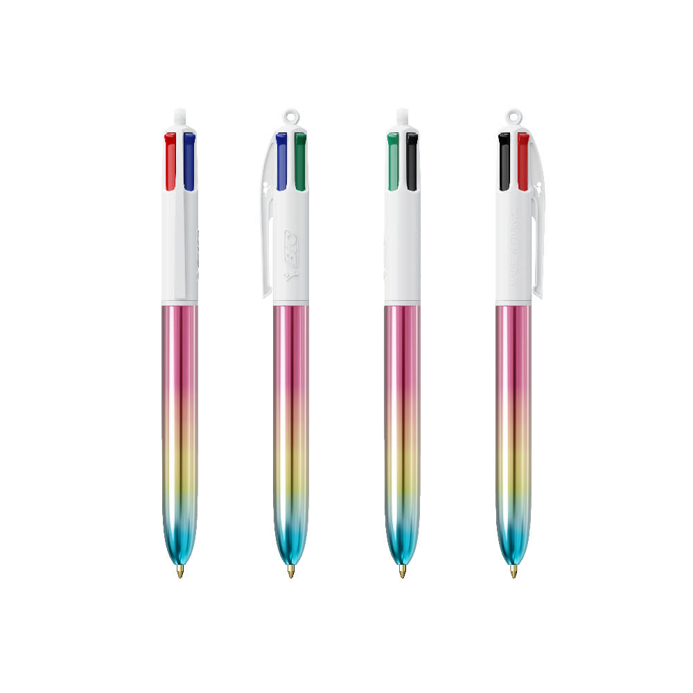 Bic 4 Renkli Gradient Tükenmez Kalem + İpli - 3460001075 - Görsel 2
