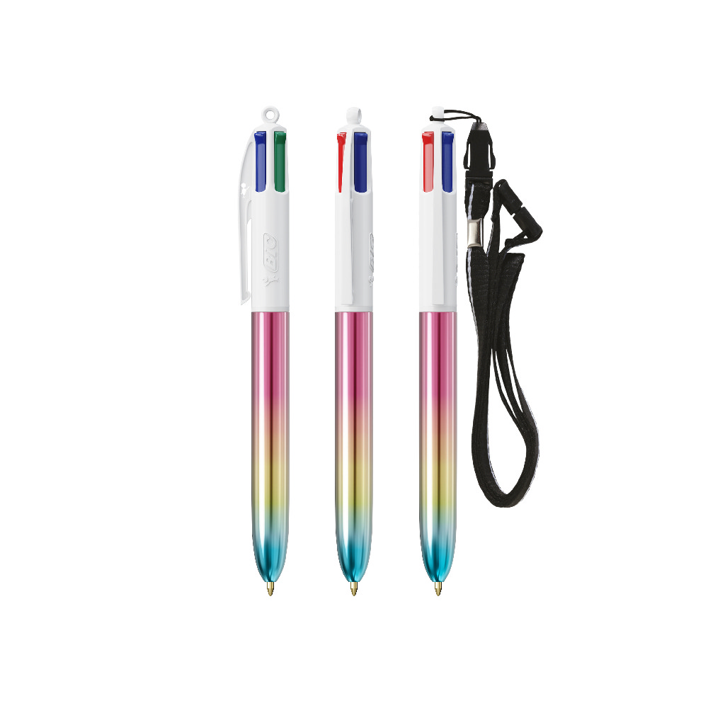 Bic 4 Renkli Gradient Tükenmez Kalem + İpli - 3460001075 - Görsel 3