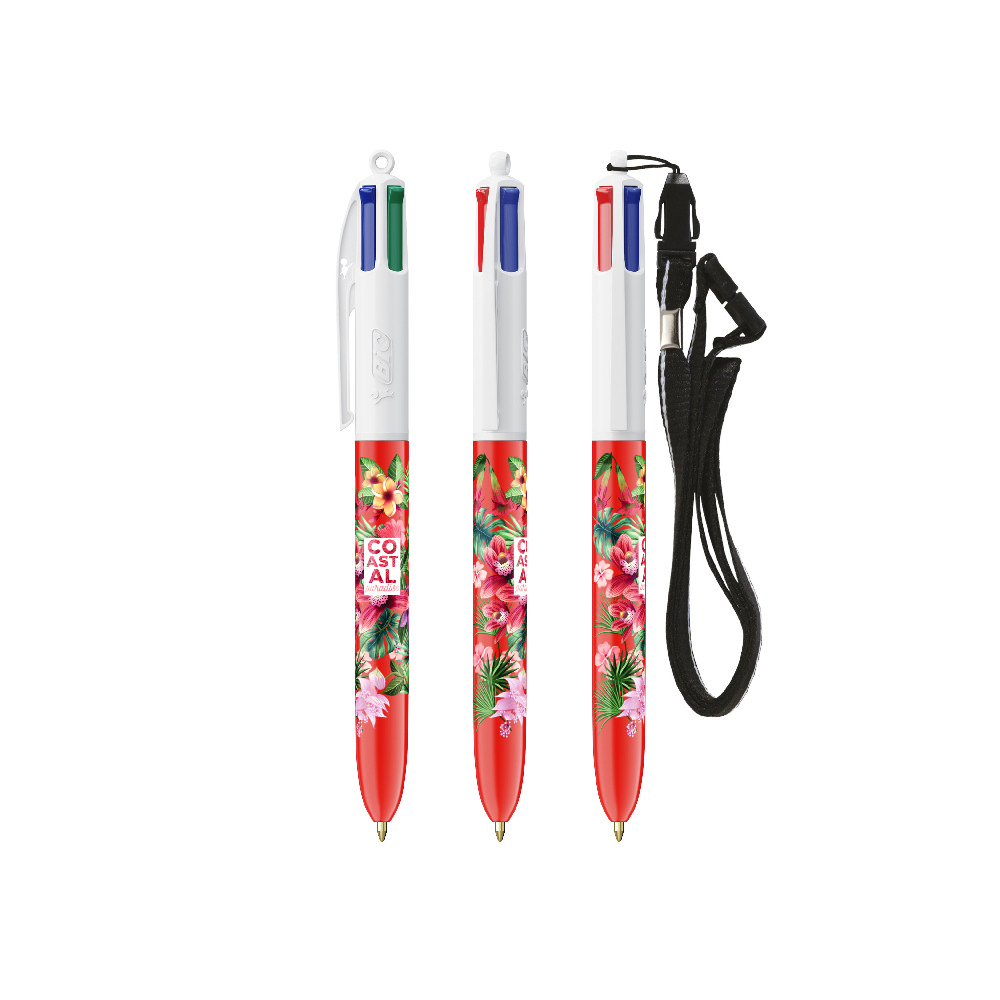 Bic 4 Renkli Tükenmez Kalem + İpli - 3460001101 - Görsel 4