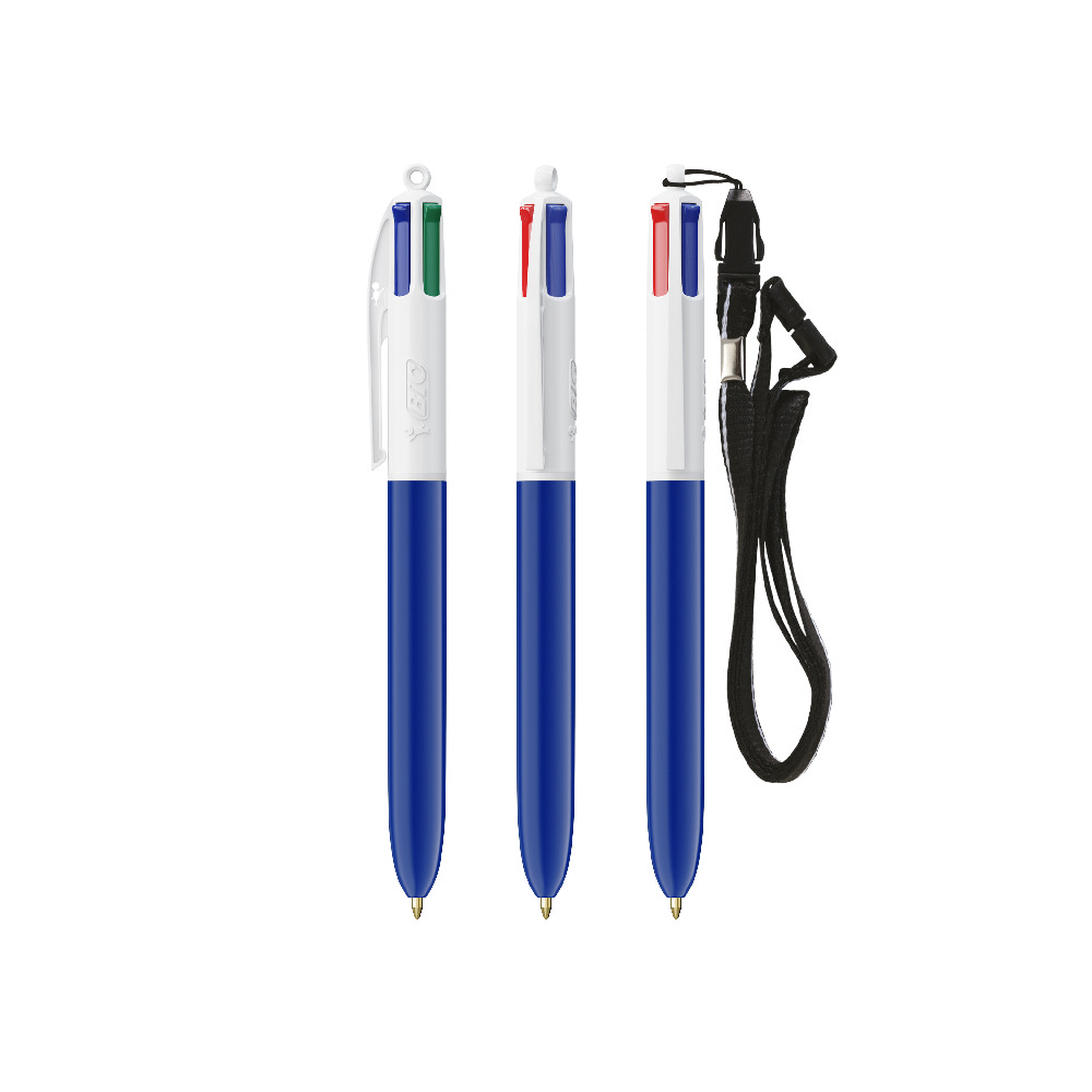 Bic 4 Renkli Tükenmez Kalem + İpli - 3460001101 - Görsel 8