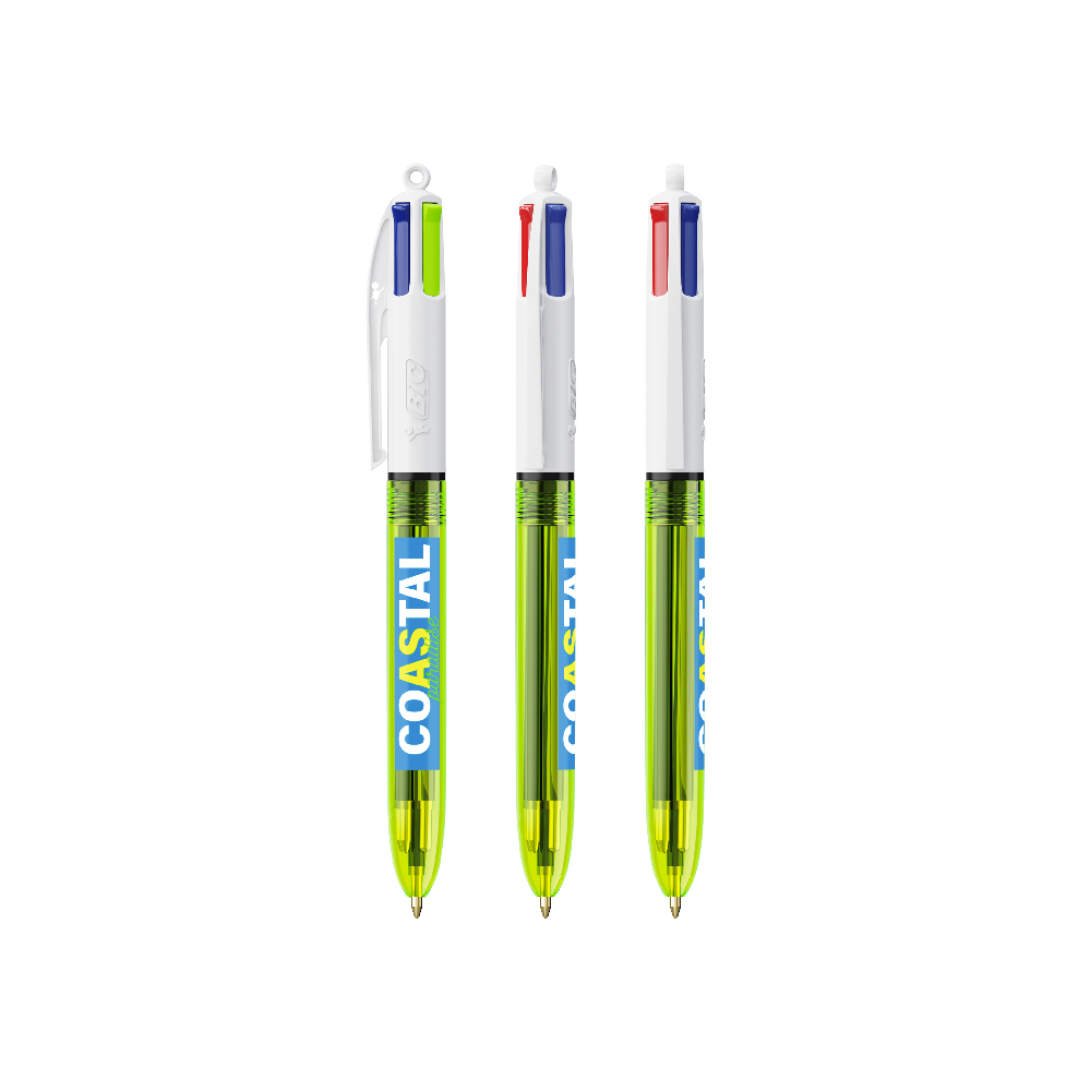 Bic 4 Renkli Fluo Tükenmez Kalem - 3460001114 - Görsel 2