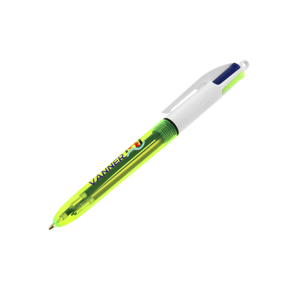 Bic 4 Renkli Fluo Tükenmez Kalem - 3460001114 - Görsel 4