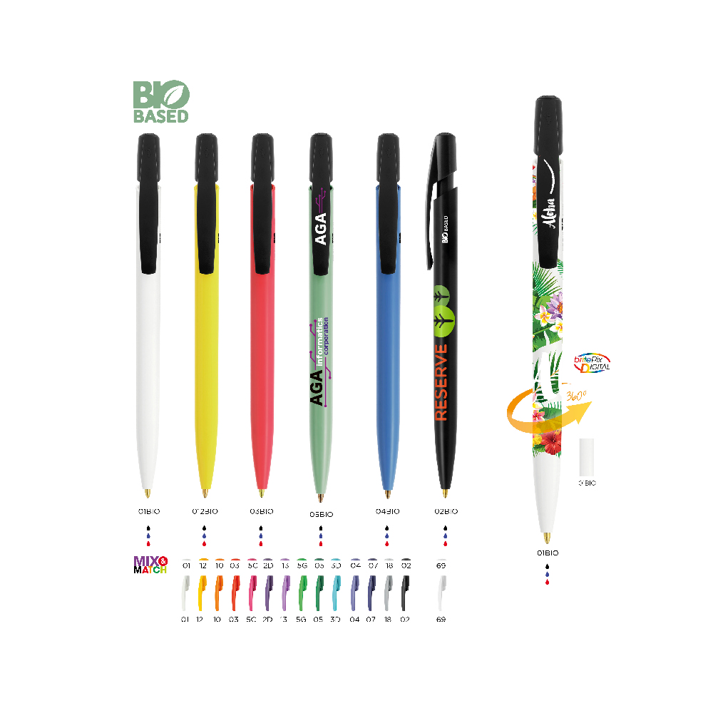 Bic Media Clic BIO Based Ecolutions Tükenmez Kalem - 3460001972 - Görsel 15